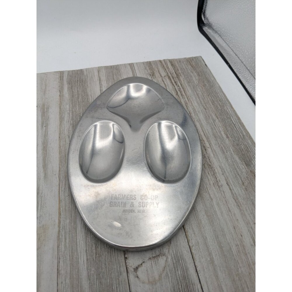 Vintage Vernco #2 Stainless Steel Spoon Rest Egg Shaped 8 1/4" Japan